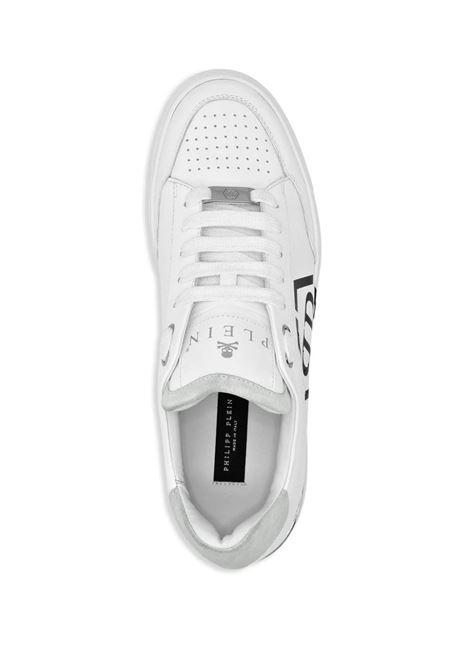 Sneakers Hexagon Low-Top In Nappa Bianca PHILIPP PLEIN | FADSMSC3981PLE005N0102