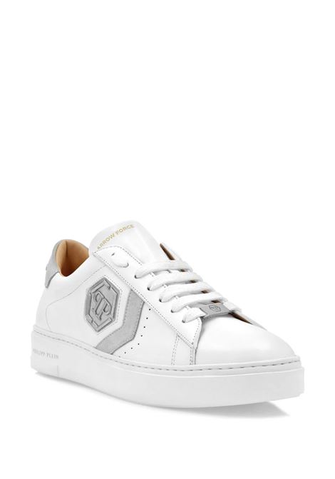 Sneakers Low-Top Arrow Force In Pelle Bianca PHILIPP PLEIN | FADSMSC3998PLE005N0101