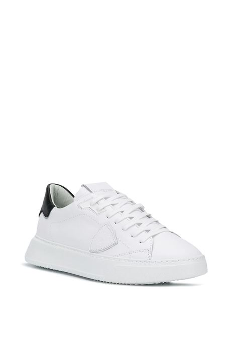 Sneakers Basse Temple - Bianco e Nero PHILIPPE MODEL | BTLUV007