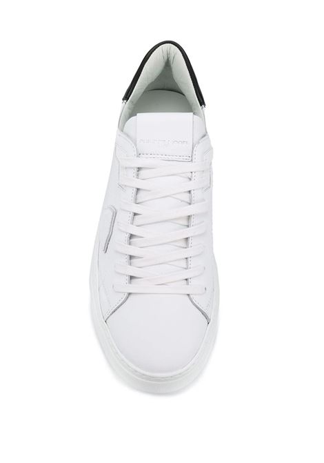 Sneakers Basse Temple - Bianco e Nero PHILIPPE MODEL | BTLUV007