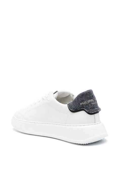 Temple Low Sneakers - White And Blue PHILIPPE MODEL | BTLUVLL2