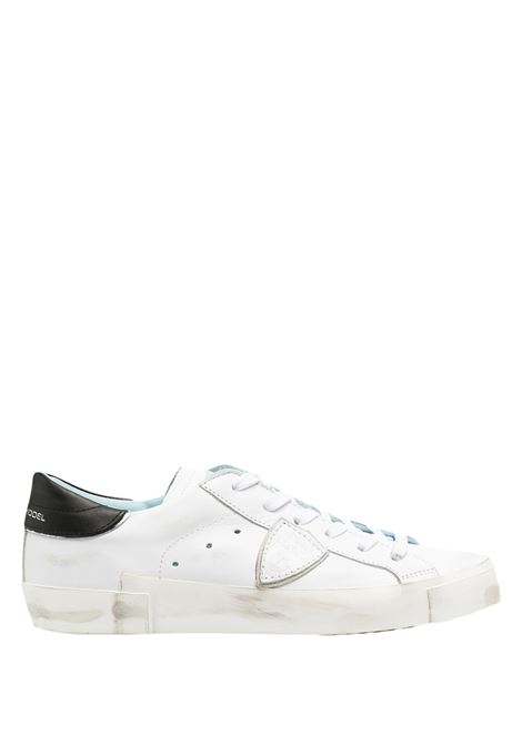 White and Black Prsx Sneakers PHILIPPE MODEL | PRLUV022