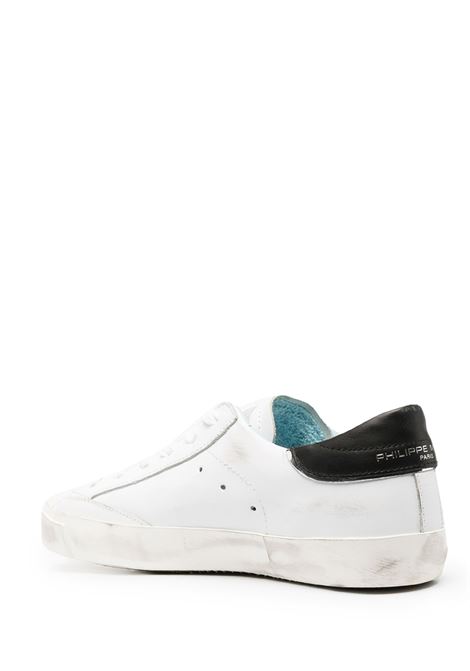 White and Black Prsx Sneakers PHILIPPE MODEL | PRLUV022