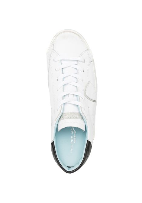 White and Black Prsx Sneakers PHILIPPE MODEL | PRLUV022