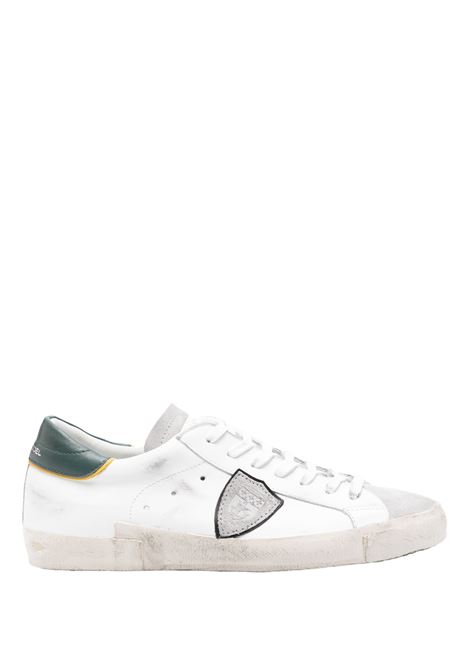 Sneakers Prsx Bianche e Verdi PHILIPPE MODEL | PRLUVV04