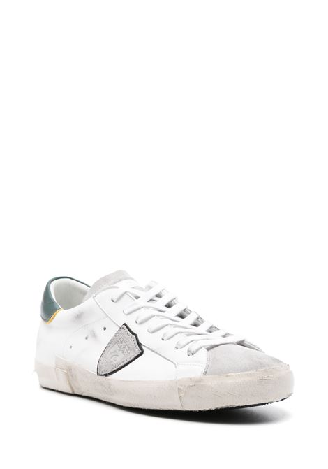 Sneakers Prsx Bianche e Verdi PHILIPPE MODEL | PRLUVV04