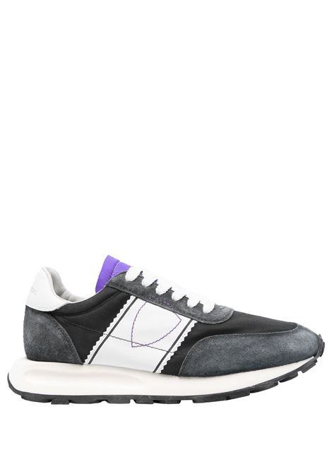 Black and Purple Tour Running Sneaker PHILIPPE MODEL | TILDWP04