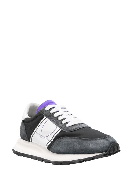 Black and Purple Tour Running Sneaker PHILIPPE MODEL | TILDWP04