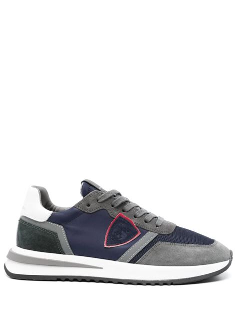 PHILIPPE MODEL Sneaker Basse Tropez 2.1 - Blu/Grigio - PHILIPPE MODEL