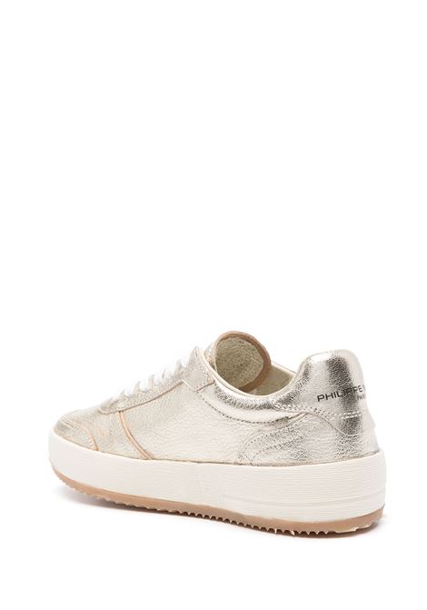 Sneakers Nice Metallizzate Oro PHILIPPE MODEL | VNLDM001