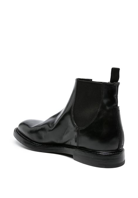 Black Brushed Leather Chelsea Ankle Boots PREMIATA | 32103NODIC NERO