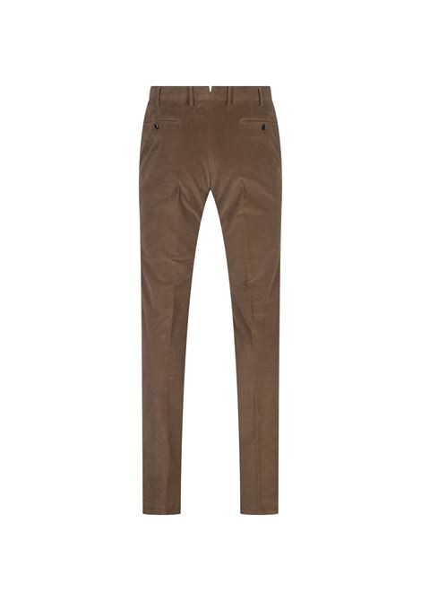 Pantaloni Slim Fit In Tricotina Stretch Marrone PT TORINO | VT01Z00CL1-TU90Y100