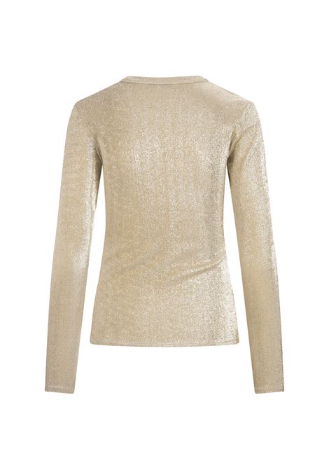 Long-Sleeved Top In Gold Lurex RABANNE | 21EJTO034VI0261M042