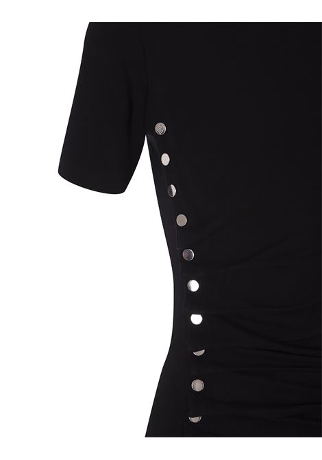 Black Mini Dress With Draping RABANNE | 22PJRO413VI0293P001