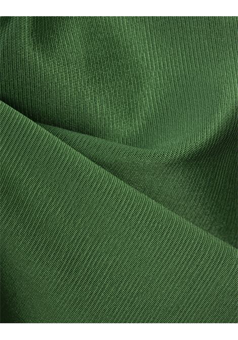 Abito Lungo Drappeggiato In Satin Stretch Verde RABANNE | 24AJR0886VI0267P922