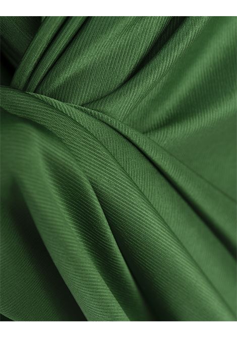 Green Satin Long Dress With Bow RABANNE | 24AJRO882VI0267P922