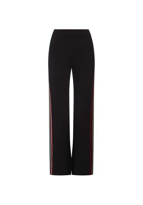 Stripe Track Pants In Black RABANNE | 24AMPA391ML0296P001