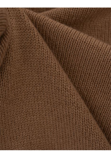 Camel Wool and Cashmere Sweater with Chain RABANNE | 24AMPU294ML0239P830