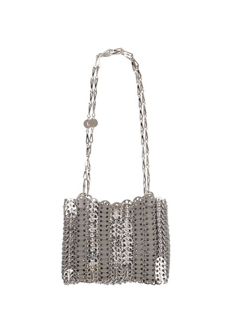 Grey 1969 Square Bag In Metal and Leather Mix RABANNE | 24ASS0469CLF197M350