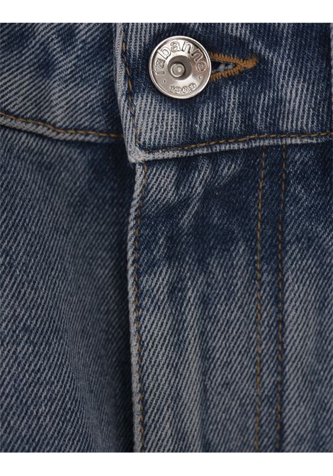 Medium Blue Denim Flared Jeans With Medals RABANNE | 24FCPA245CO0524M412