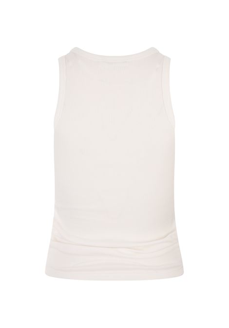 White Tank Top With Ring Detail RABANNE | 24FJTE165C00530P100