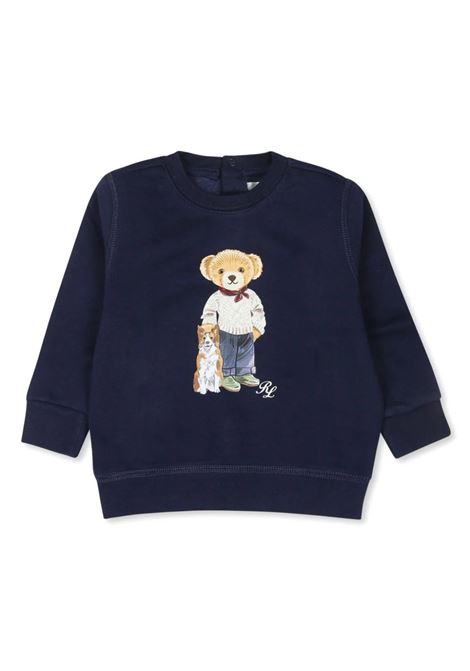 Felpa Polo Bear Blu RALPH LAUREN KIDS | 320-952888001