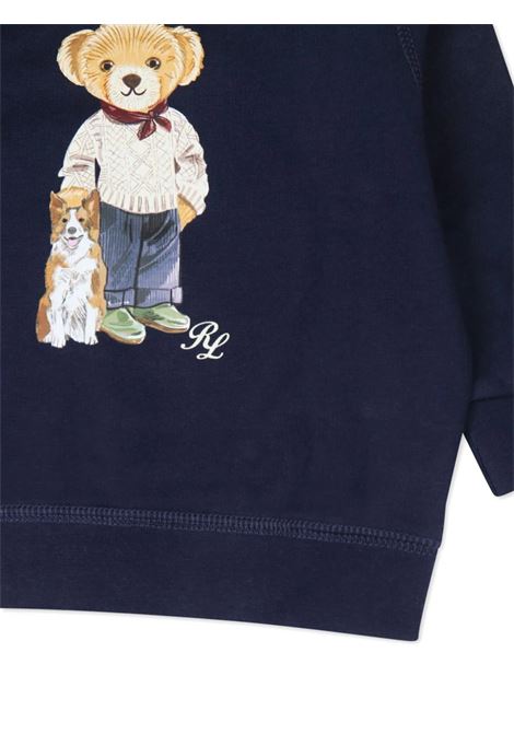 Felpa Polo Bear Blu RALPH LAUREN KIDS | 320-952888001