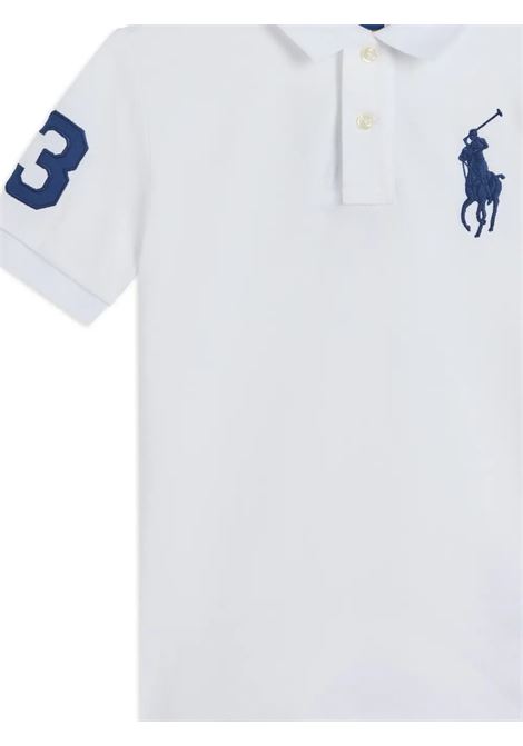 White Polo Shirt With Pony Motif RALPH LAUREN KIDS | 322-703635099