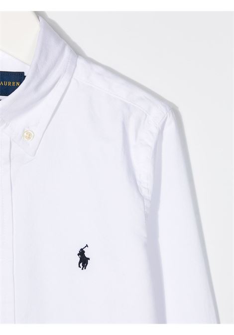 White Slim-Fit Oxford Shirt RALPH LAUREN KIDS | 322-819238001