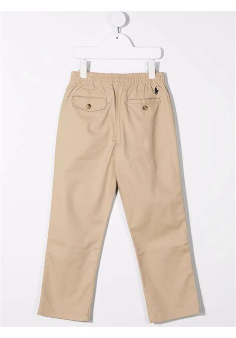 Classic Khaki Stretch Chino Prepster Polo Trousers RALPH LAUREN KIDS | 322-855803001