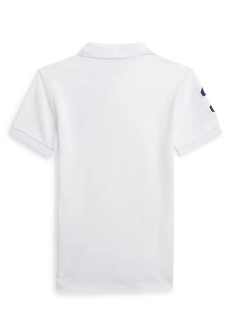 White Polo Shirt With Big Pony RALPH LAUREN KIDS | 323-708861112