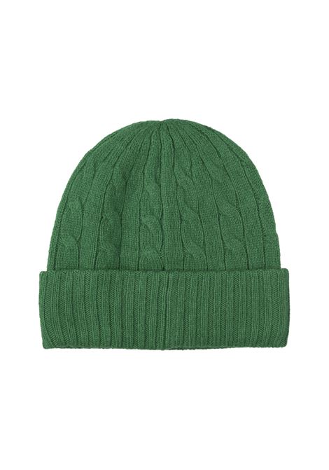 Green Cable-Knit Wool-Cashmere Beanie RALPH LAUREN | 455-956315007