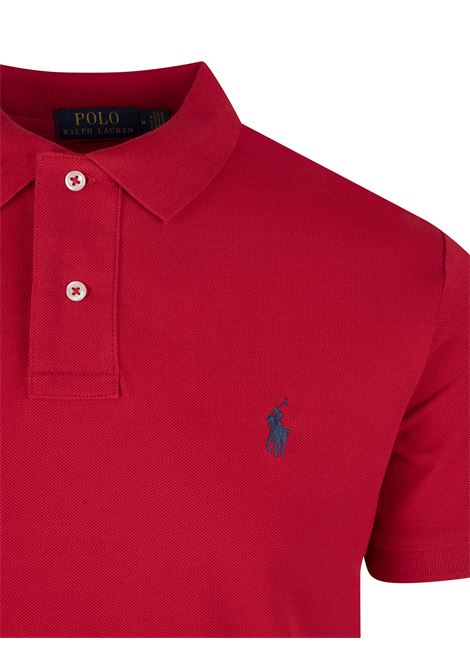 Red Slim-Fit Piqu? Polo RALPH LAUREN | 710-548797005