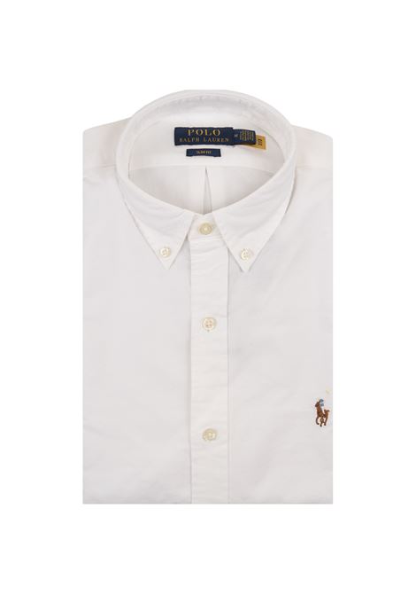 White Slim Fit Shirt With Pony RALPH LAUREN | 710-549084006