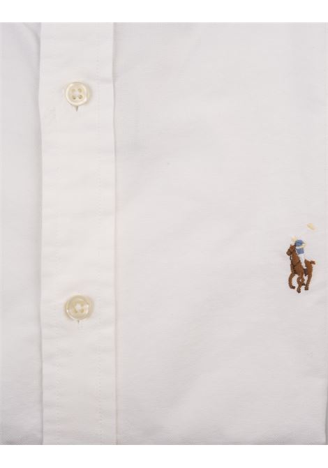 White Slim Fit Shirt With Pony RALPH LAUREN | 710-549084006