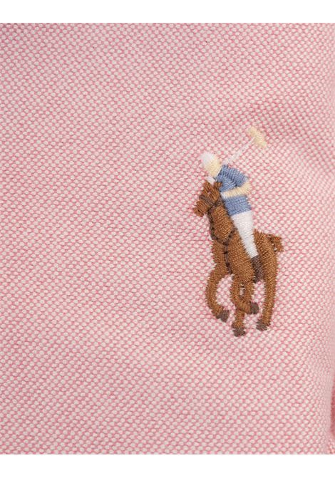 Camicia Slim Fit Rosa Con Pony RALPH LAUREN | 710-549084008