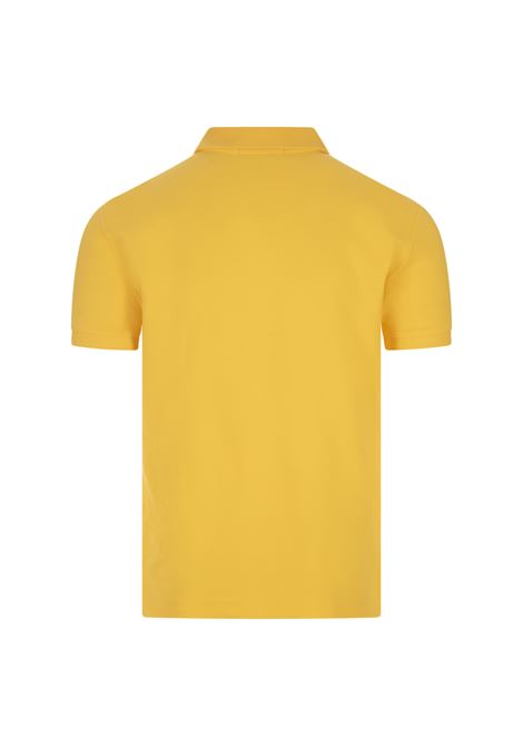 Polo in Piquet Slim-Fit Giallo Oasi e Blu RALPH LAUREN | 710-795080022