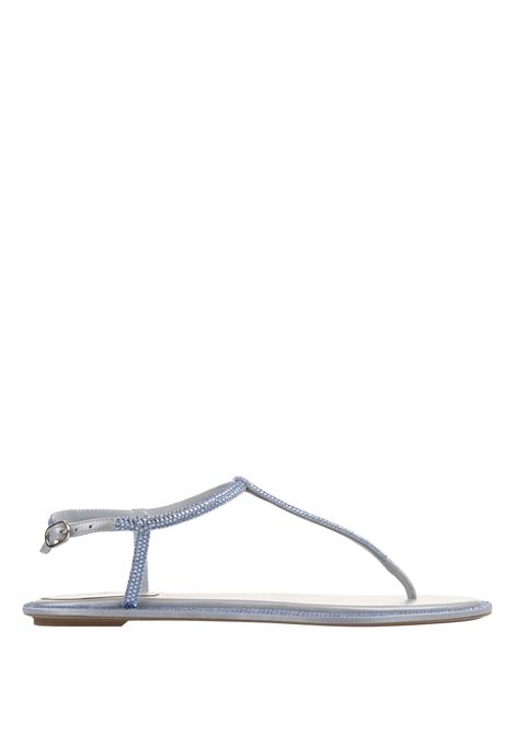 Light Blue Diana Low Jewel Sandals RENE' CAOVILLA | C11574-010-R001W133