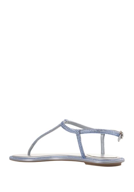 Light Blue Diana Low Jewel Sandals RENE' CAOVILLA | C11574-010-R001W133