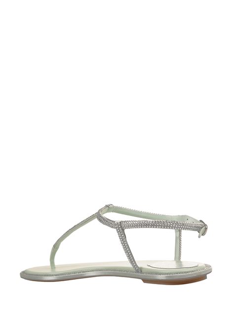 Green Diana Low Jewel Sandals RENE CAOVILLA | C11574-010-R001Y211