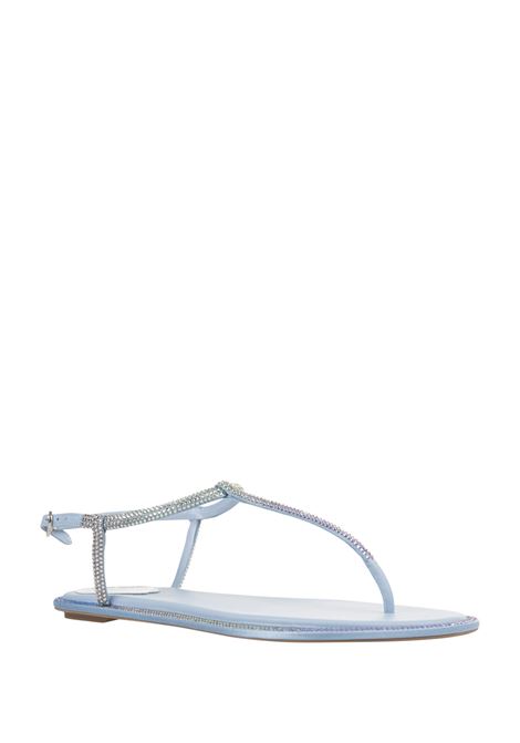 Light Blue and Multicolour Diana Low Jewel Sandals RENE' CAOVILLA | C12111-010-R0016151