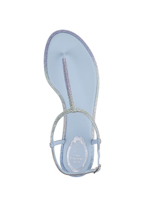 Sandali Bassi Gioiello Diana Azzurri e Multicolor RENE' CAOVILLA | C12111-010-R0016151