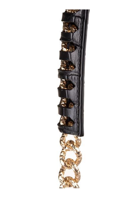 Black Large Roar Shoulder Bag With Jewelled Tigers ROBERTO CAVALLI | SKB024-PZ97505051