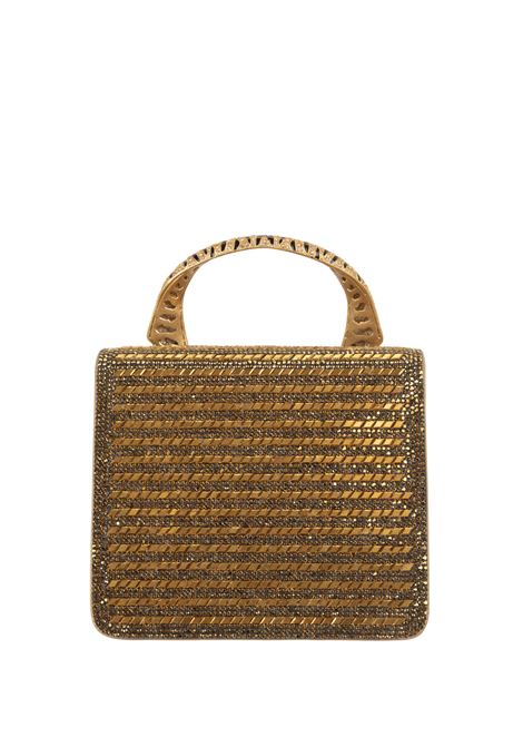 Borsa a Spalla Roar Piccola Dorata Con Tigri Gioiello ROBERTO CAVALLI | SKB025-PZC9800139