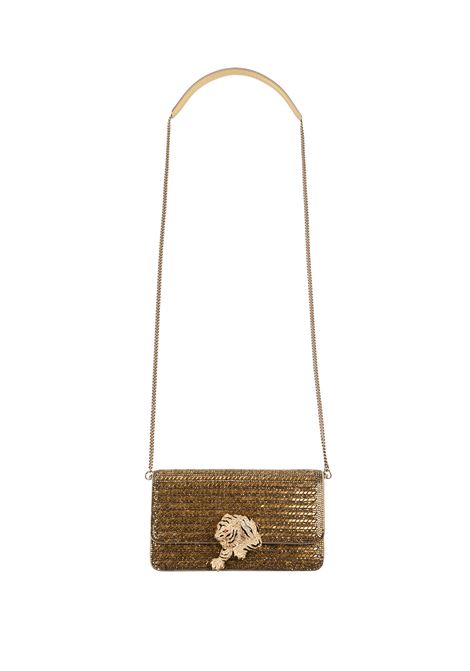 Golden Roar Handbag With Jewelled Tigers ROBERTO CAVALLI | TKB010-PZC9800139