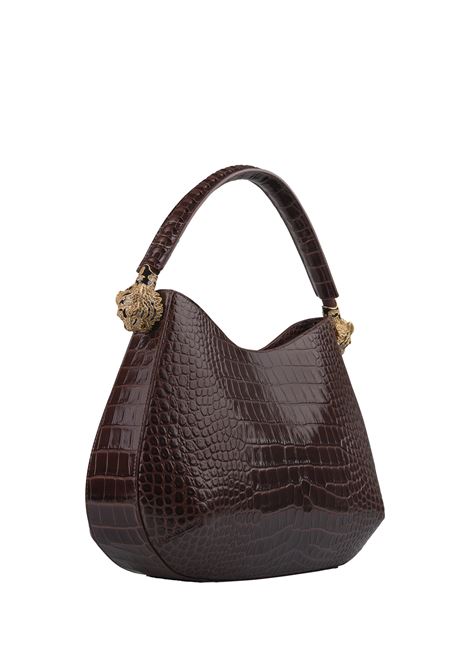 Roar Shoulder Bag In Brown Leather ROBERTO CAVALLI | TKB022-PZ97503500