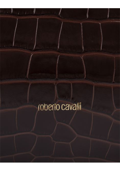 Roar Shoulder Bag In Brown Leather ROBERTO CAVALLI | TKB022-PZ97503500