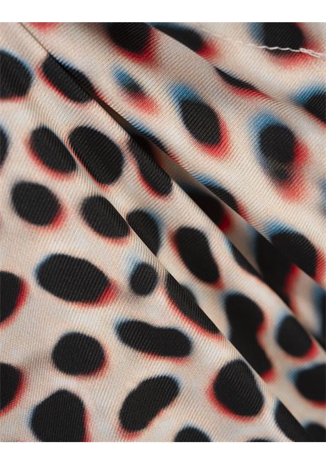 Light Beige Trousers With Leopard Pattern ROBERTO CAVALLI | TKT210-4QN0700504
