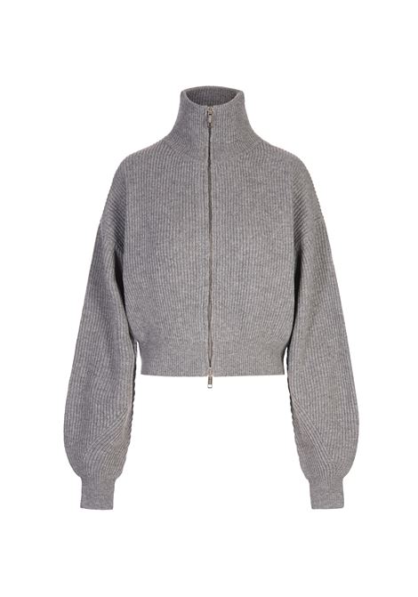 SPORTMAX Cardigan Svago Grigio - SPORTMAX