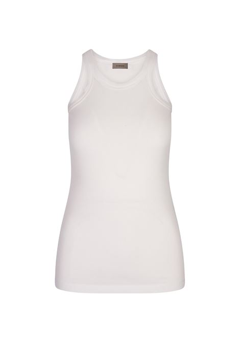 White Caccia Tank Top SPORTMAX | 2422946031600001